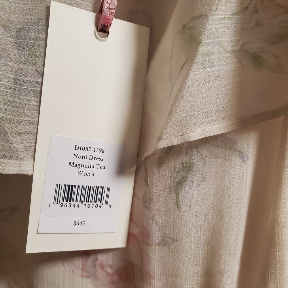LoveShackFancy  Noni Dress in Magnolia Tea 4 - Picture 5 of 9